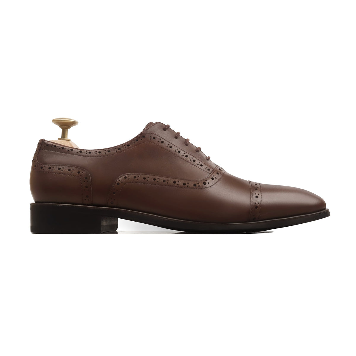 Vant - Men's Brown Calf Leather Oxford Shoe