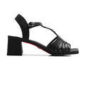 Lolo - Women's Black Strapped Heel
