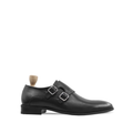 Salamina - Men's Black Calf Leather Double Monkstrap