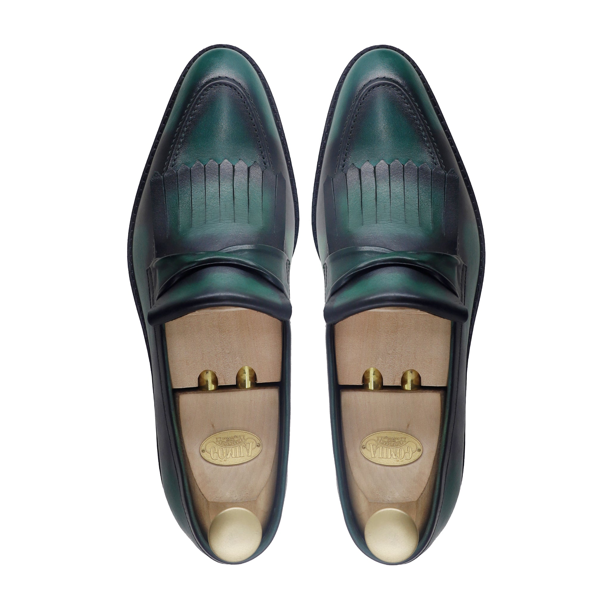 Selik - Men's Burnished Green Calf Leather Loafer
