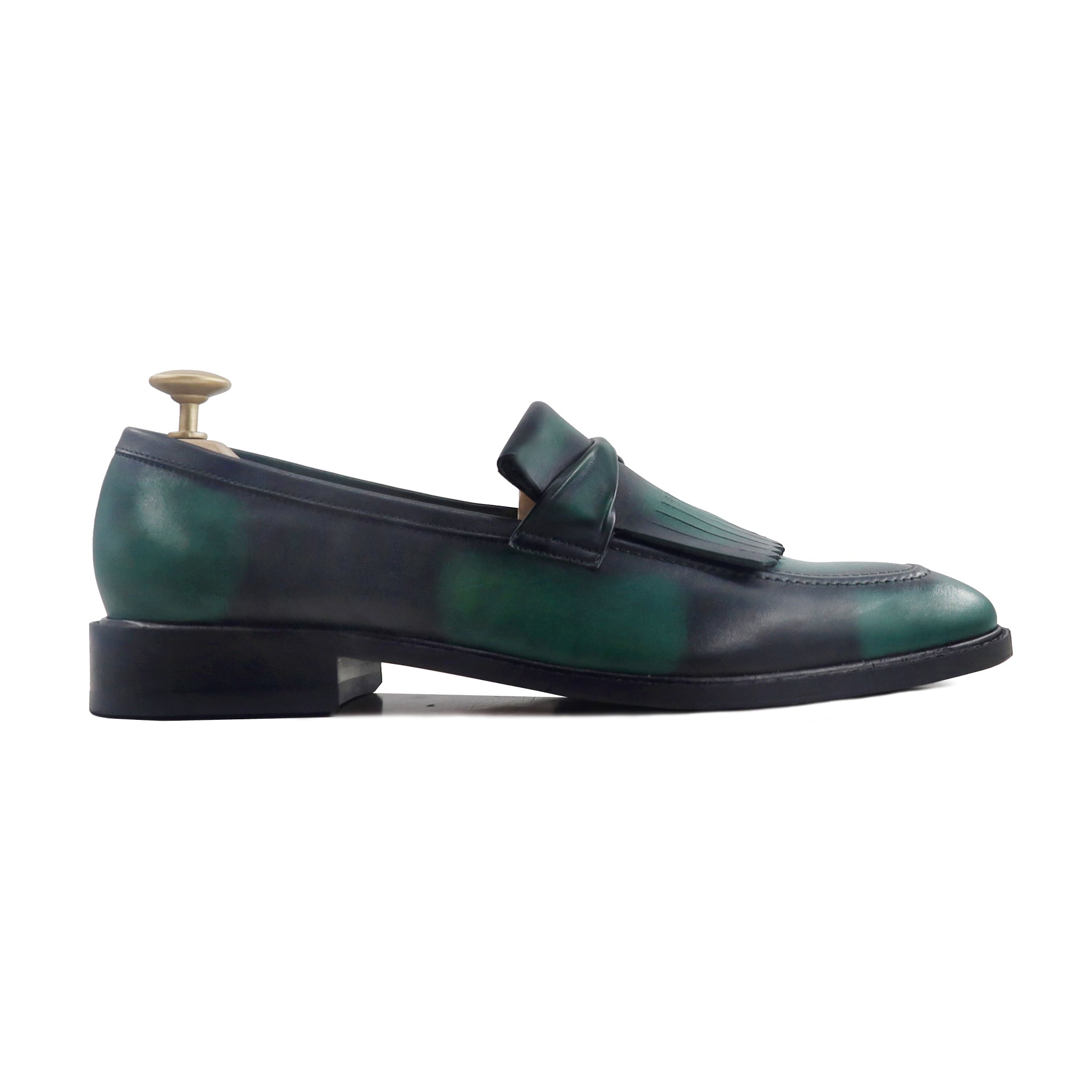 Selik - Men's Burnished Green Calf Leather Loafer