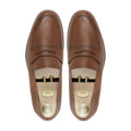 Smeaton - Men's Brown Pebble Grain Leather Loafer