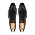 Corded - Men's Black Calf Leather Wholecut Shoe