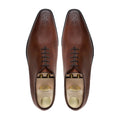 Cristofer - Men's Brown Calf Leather Wholecut Shoe