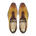 Enzo - Men's Burnished Tan Calf Leather Wholecut Shoe - Goodyear Welted