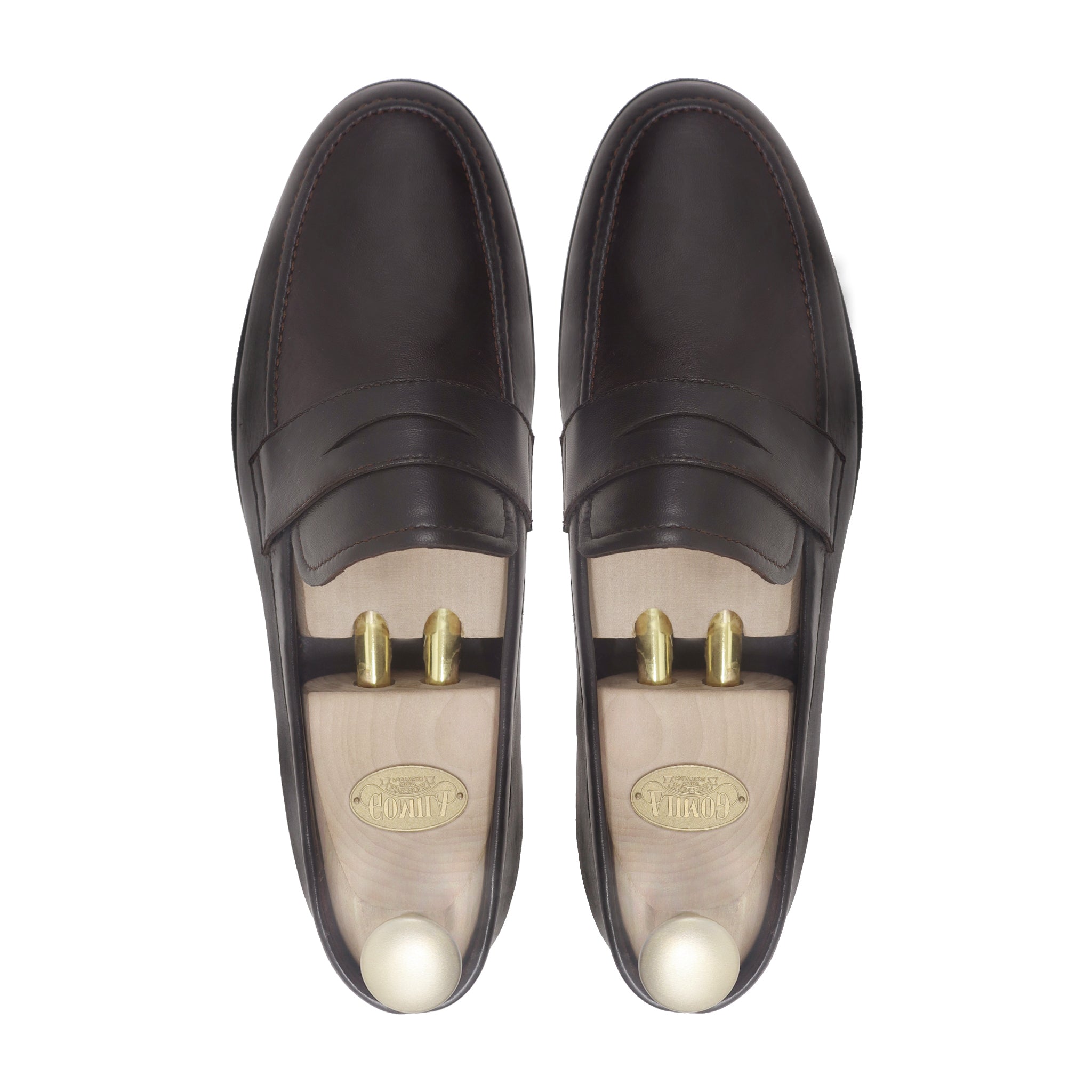 Gravia - Men's Dark Brown Calf Leather Loafer