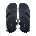 Akiyama - Men's Black Calf Leather Sandal