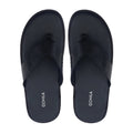 Caelan - Men's Black Pebble Grain Leather Slipper
