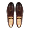 Brent - Men's Oxblood Pebble Grain Leather Loafer