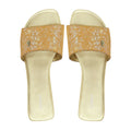 Abbie  - Women's Orange and Golden Slipper