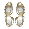Lily - Women's Golden Strapped 90mm Heels