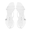 Arlina - Women's White Strapped Heel