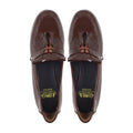 Morgan - Ladies Dark Brown Patent Leather Loafer