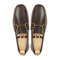 Delmoro - Men's Dark Brown Calf Leather Loafer