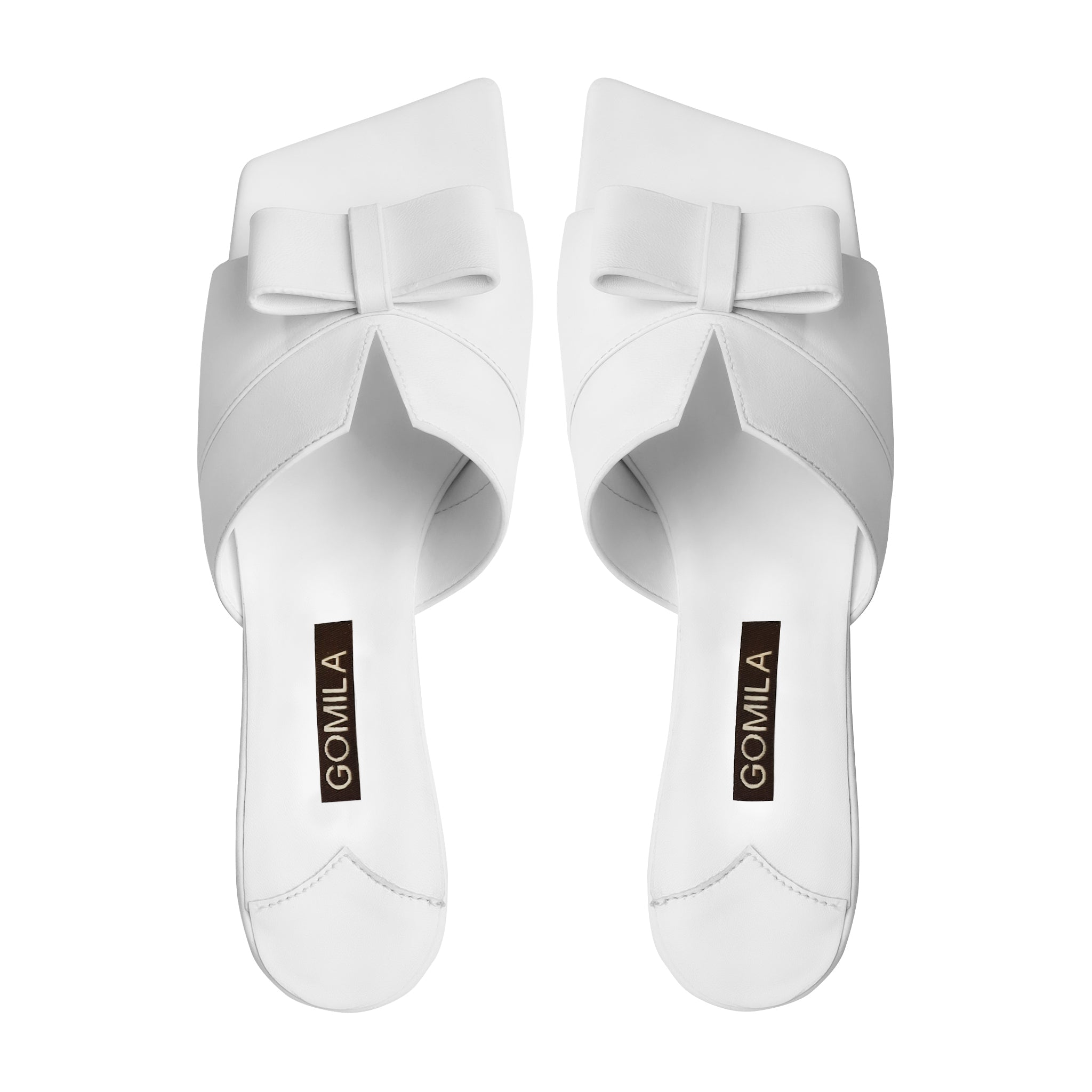 Kira - Women's White Heels