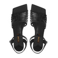 Lolo - Women's Black Strapped Heel