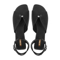 Luno - Women's Black Strapped Sandal
