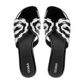 Corvia - Women's Black and White Slipper