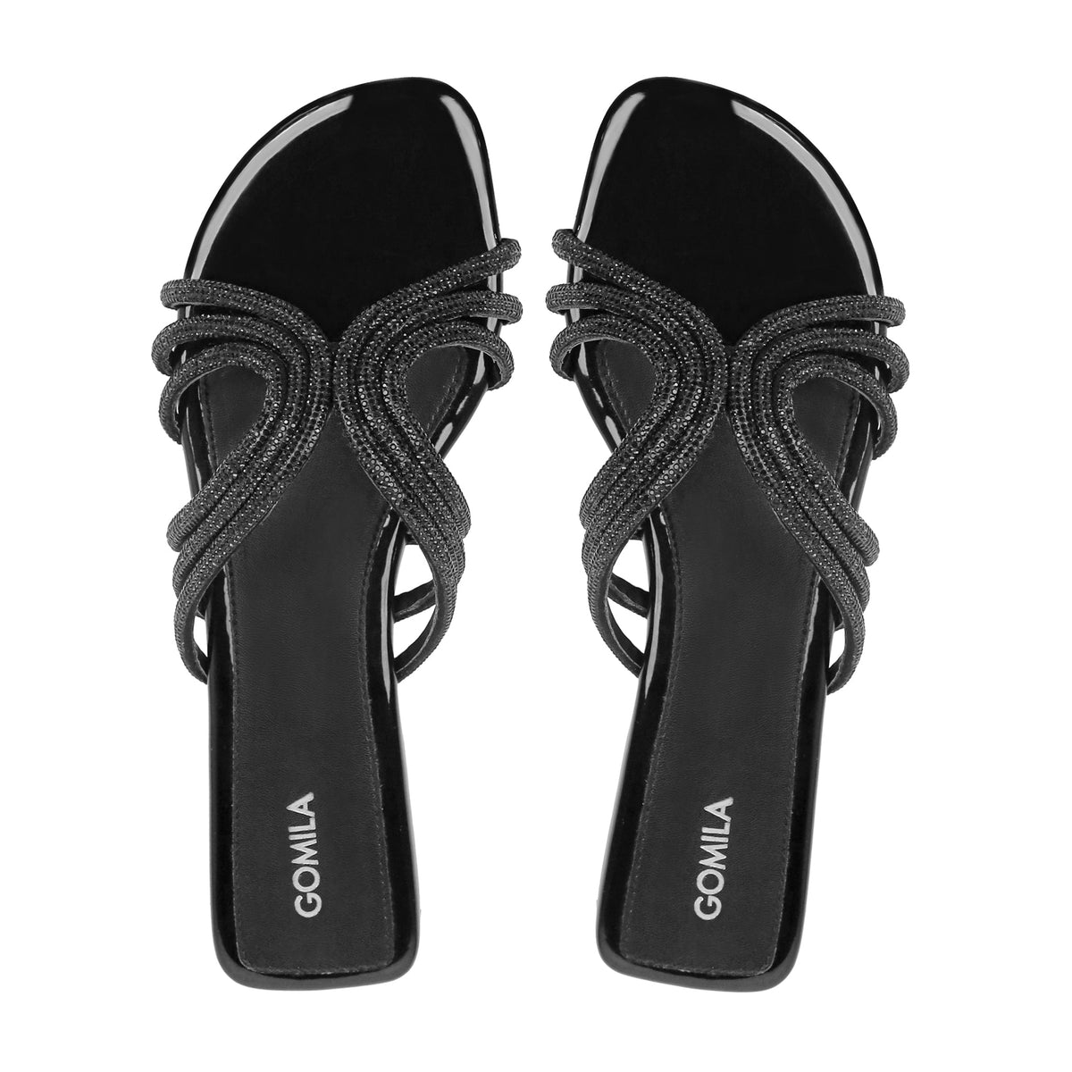 Yelani - Women's Black Slipper