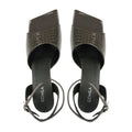 Glamstep - Women's Dark Grey Strapped Heel