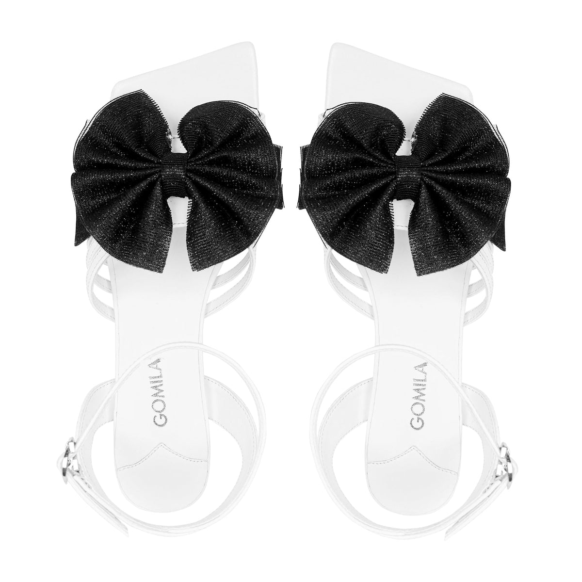 Elniva - Women's White Strapped Heel