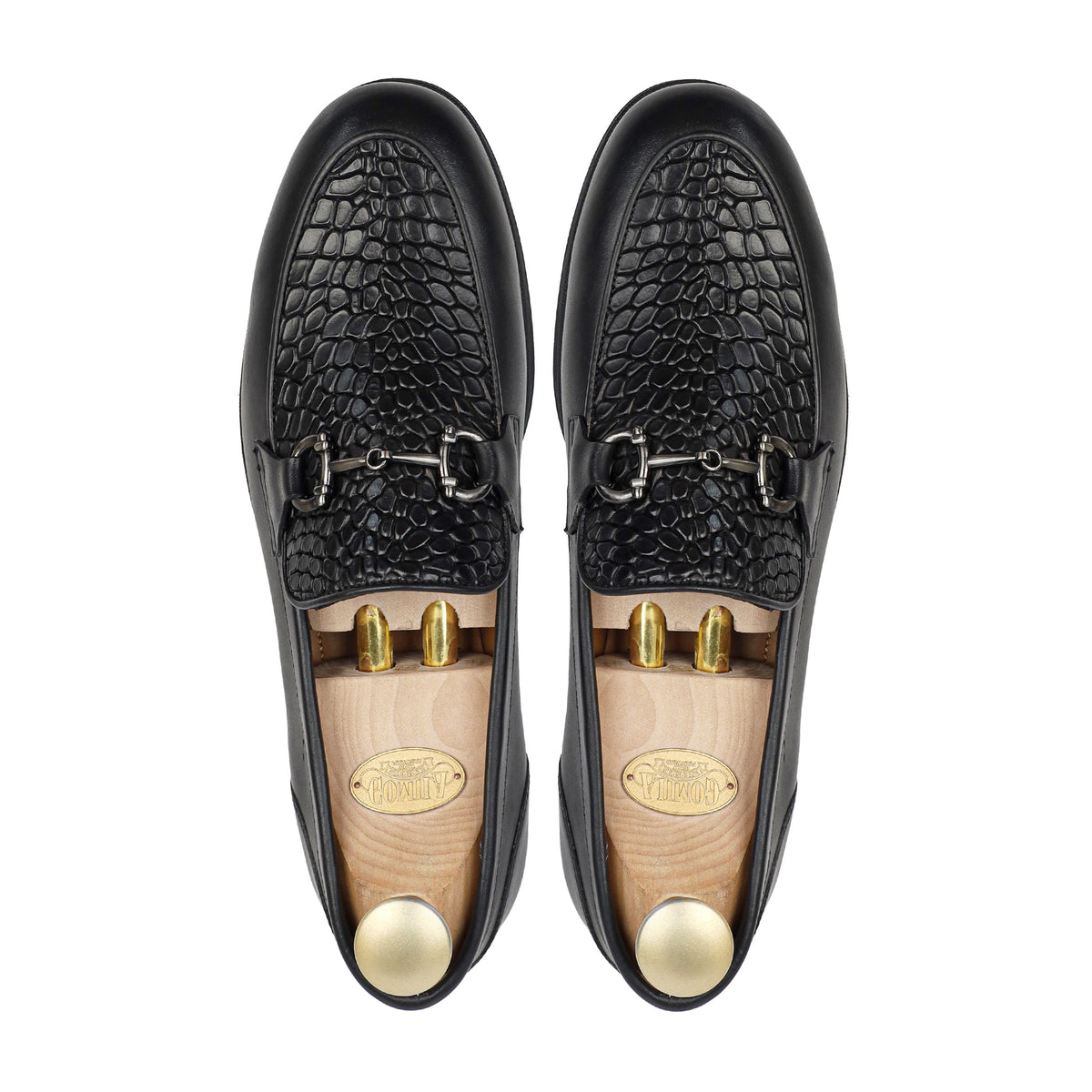 Orvik- Men's Black Calf Leather Loafer