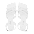 Fion - Women's White Strapped Heel