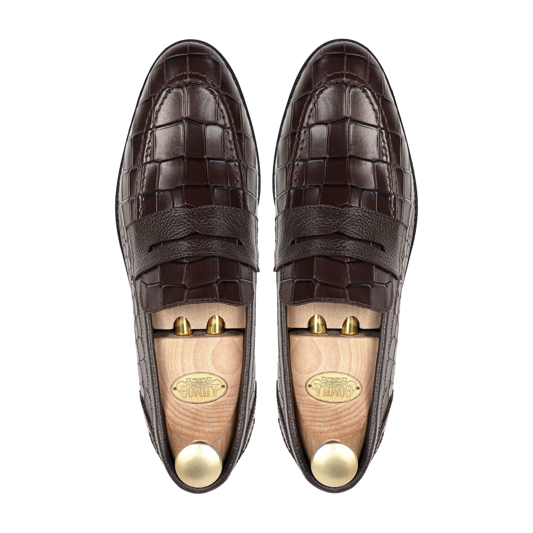 Armando - Men's Dark Brown Calf Leather Loafer