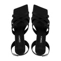Fion - Women's Black Strapped Heel