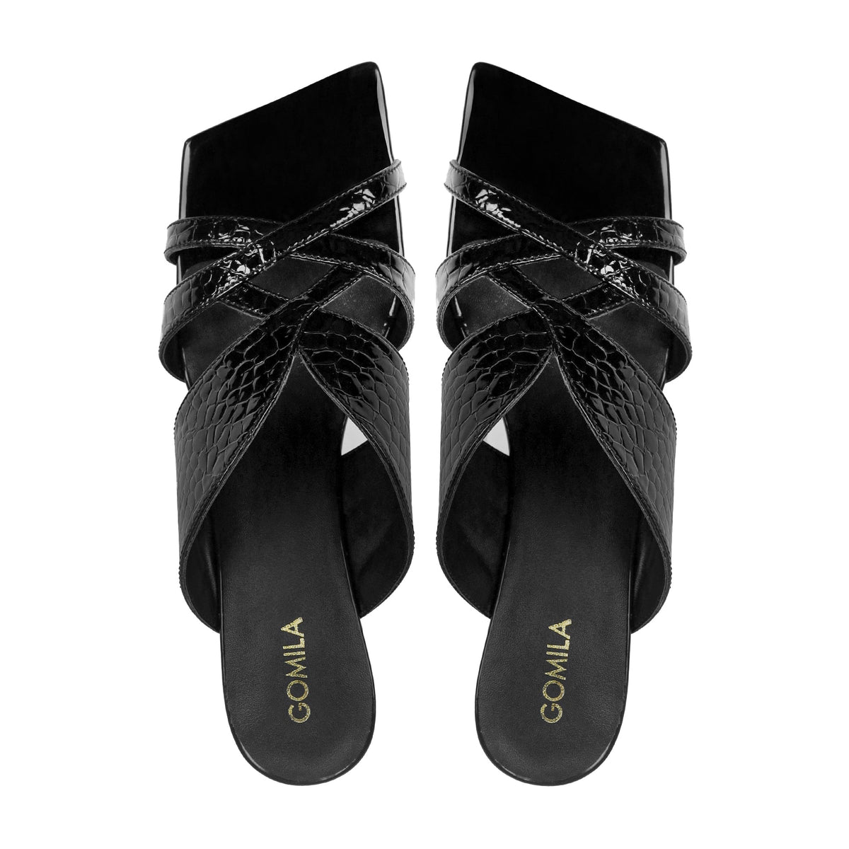 Olivra - Women's Black 50mm Heel