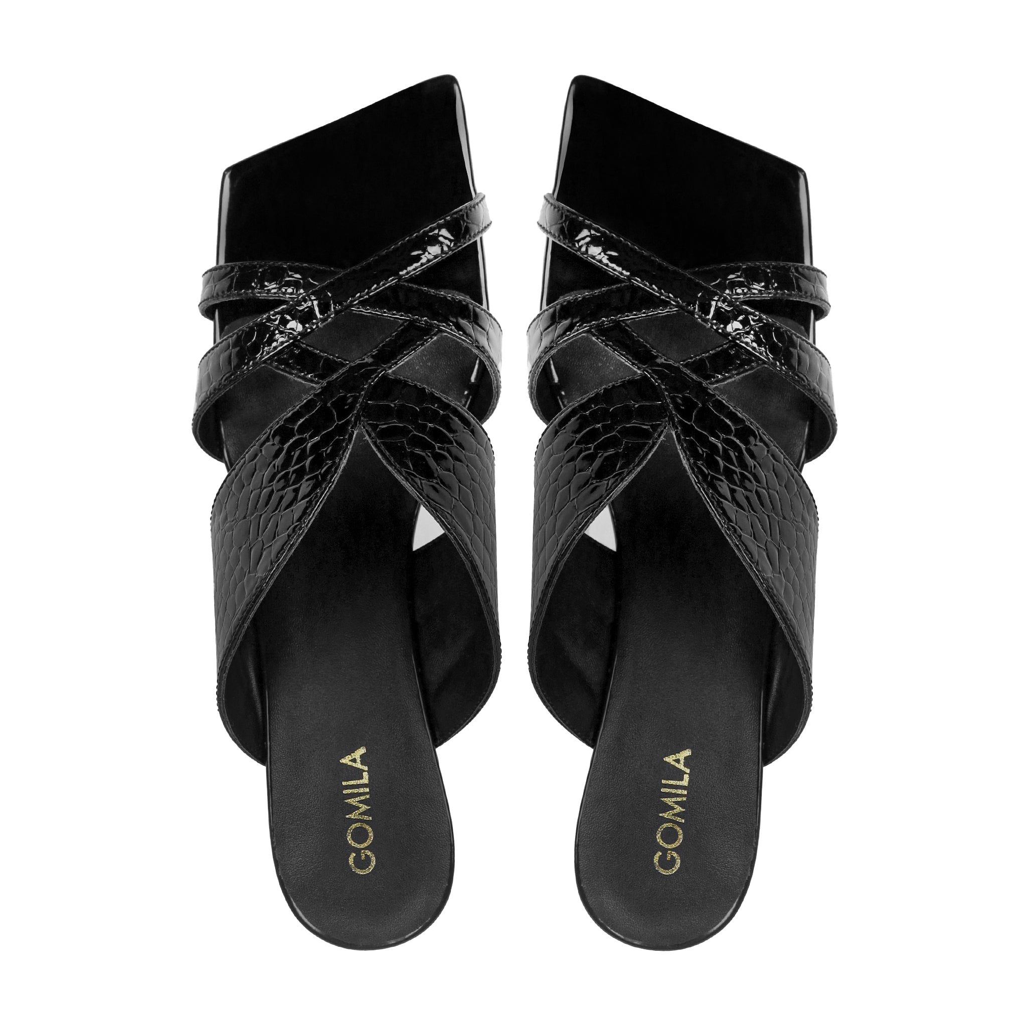 Olivra - Women's Black 50mm Heel
