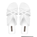 Julia - Women's White Slipper