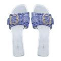 Gabriella - Women's Blue and Silver Slipper