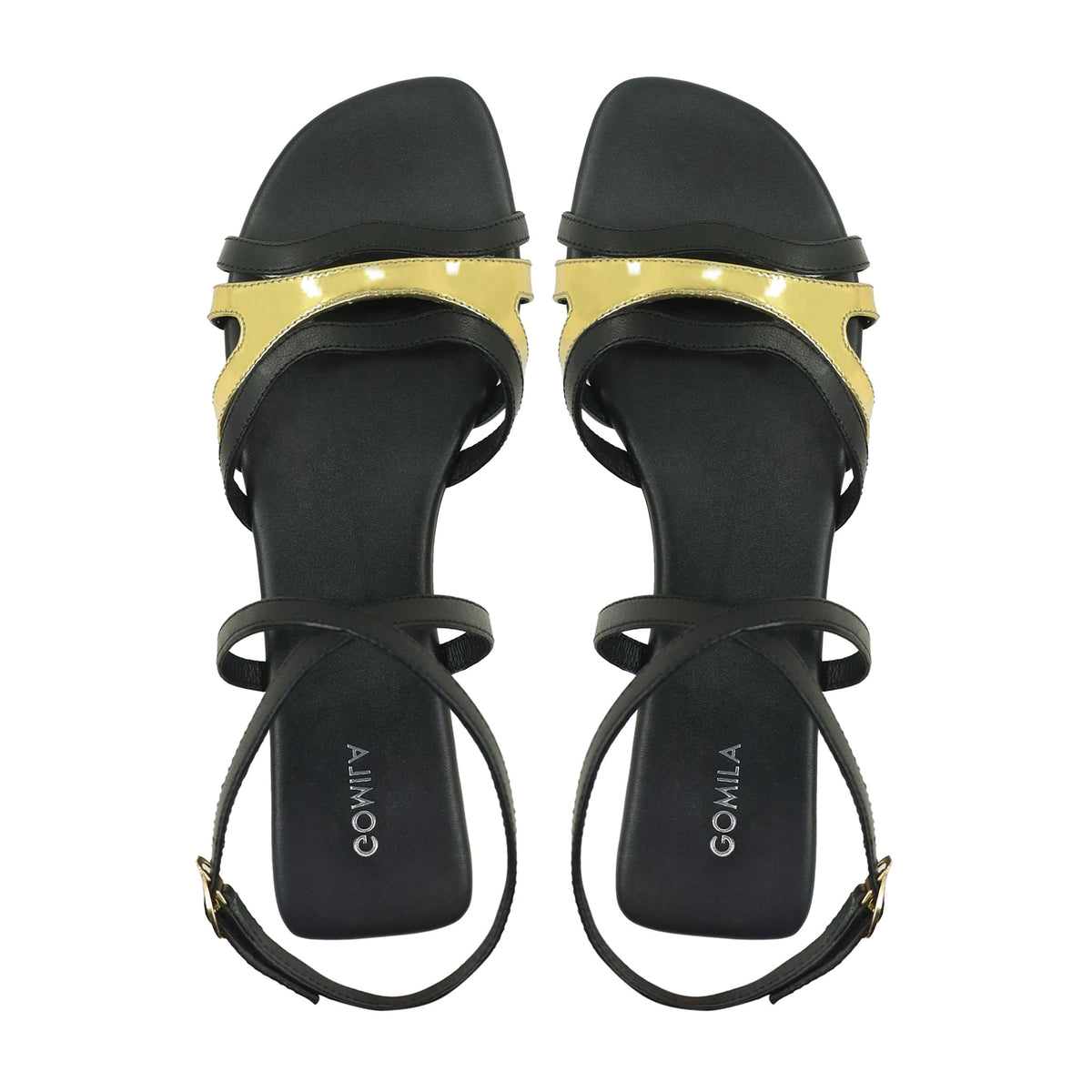 Lucia - Women's Yellow Strapped Sandal