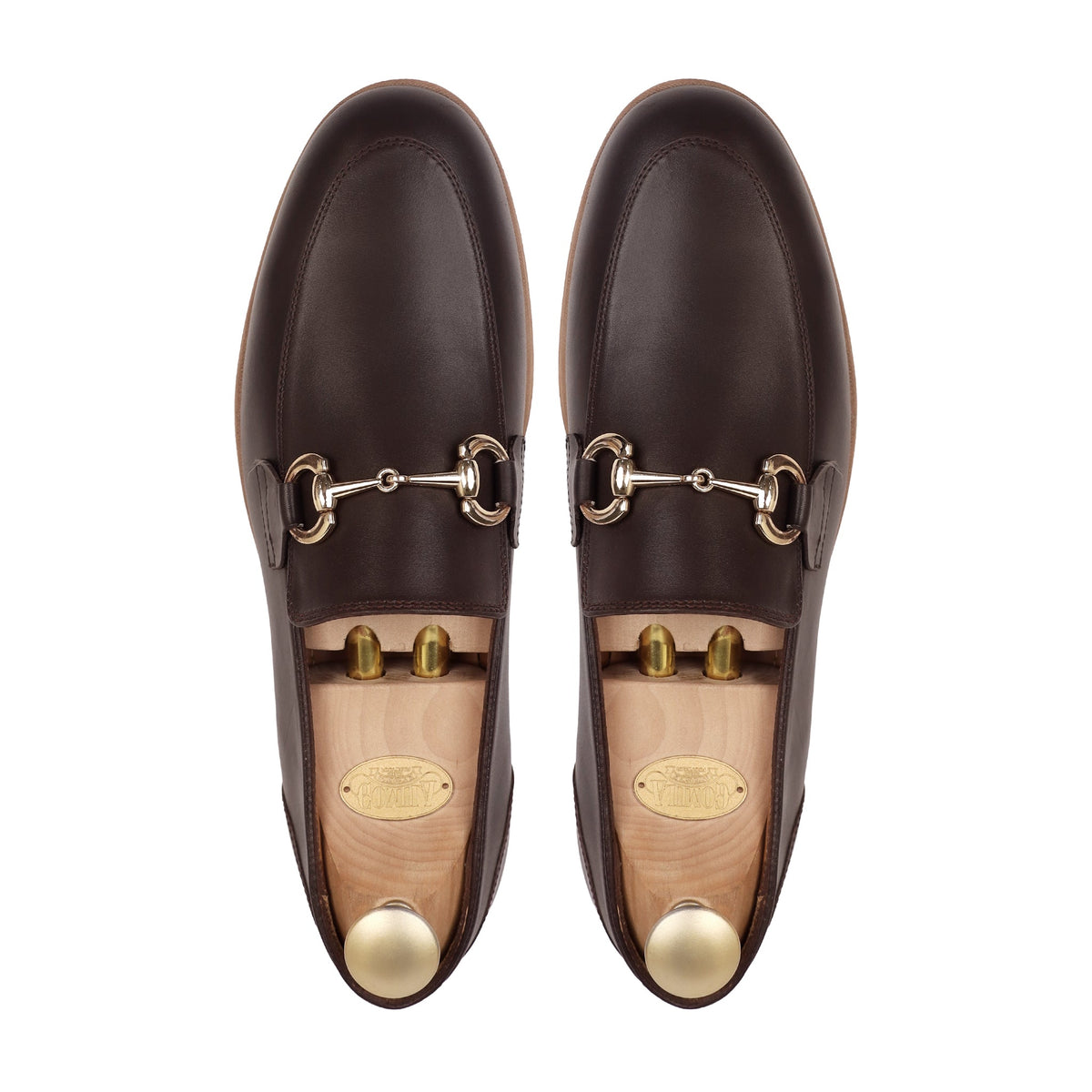 Tolven- Men's Brown Calf Leather Loafer