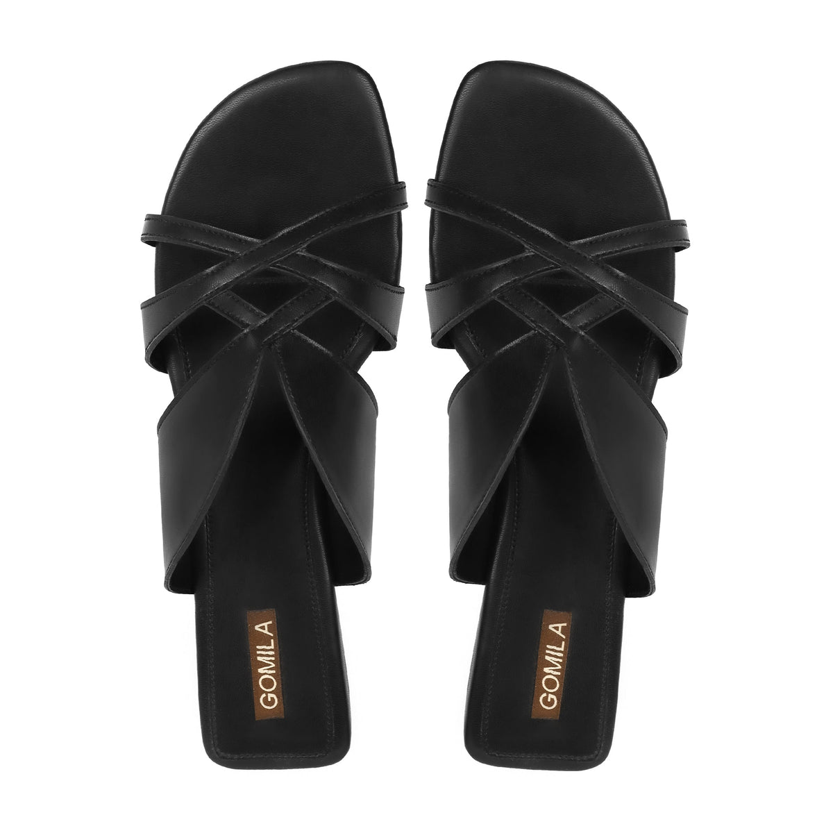 Lia - Women's Black Slipper
