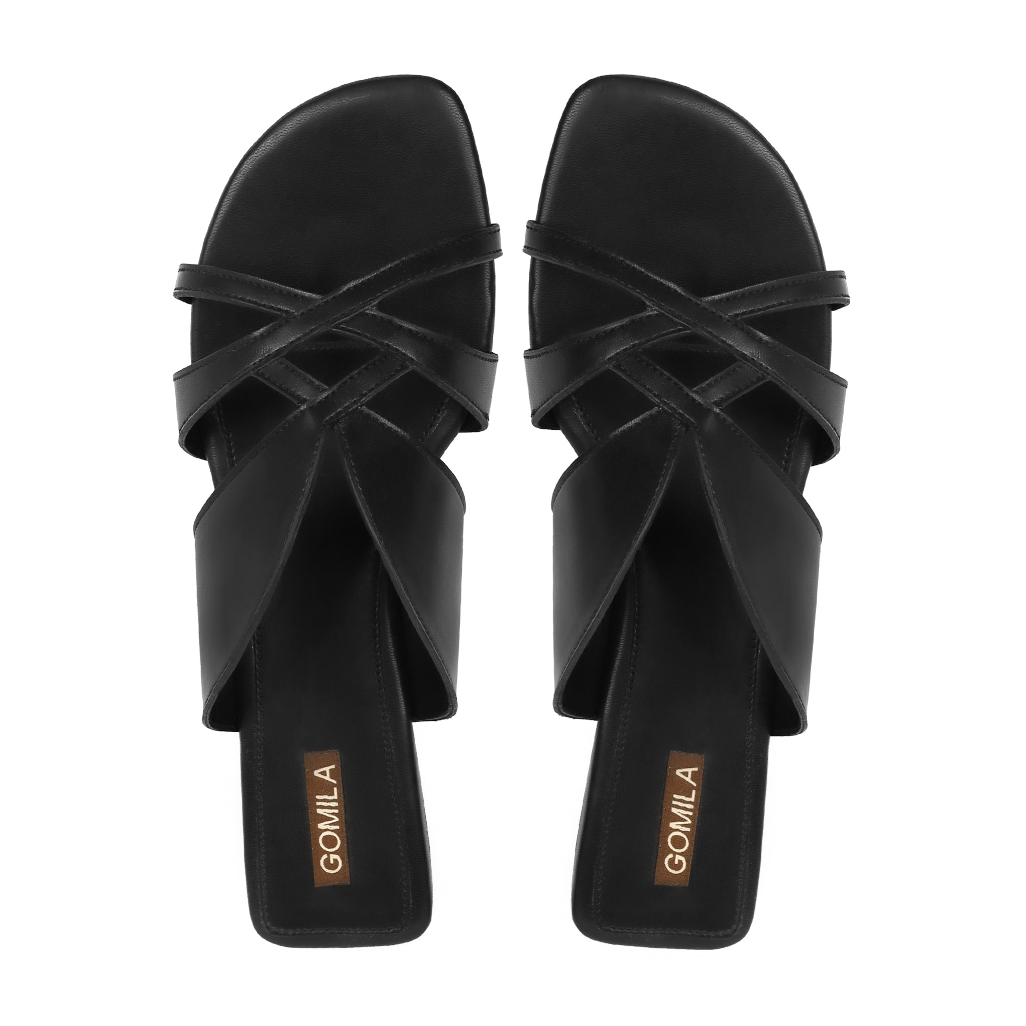Lia - Women's Black Slipper