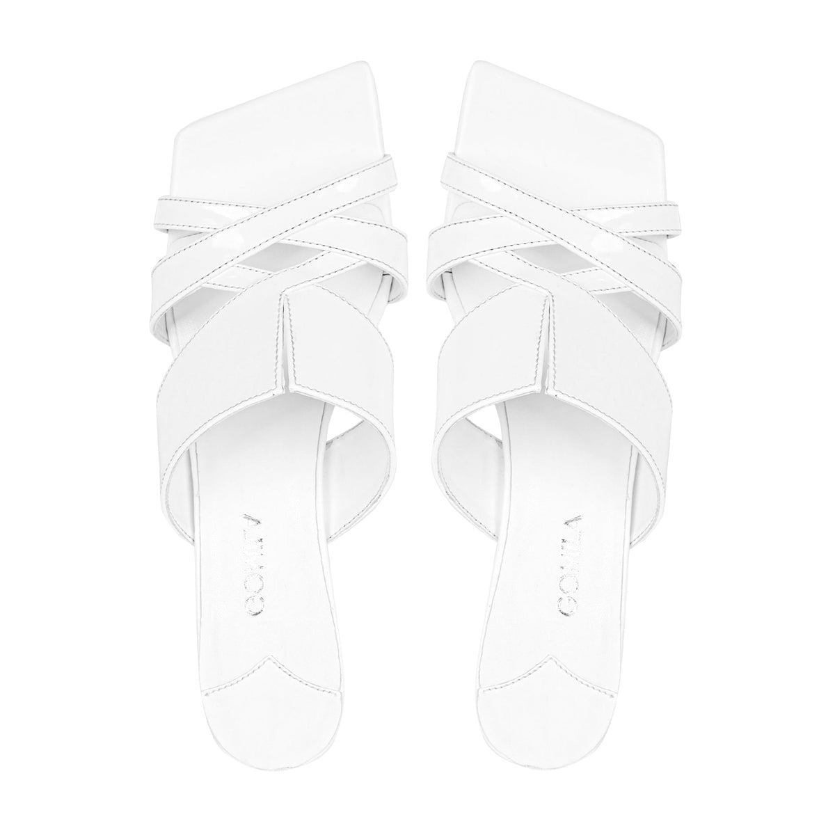 Marilyn - Women's White Heel