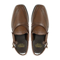 Carmela - Men's Dark Brown Calf Leather Sandal