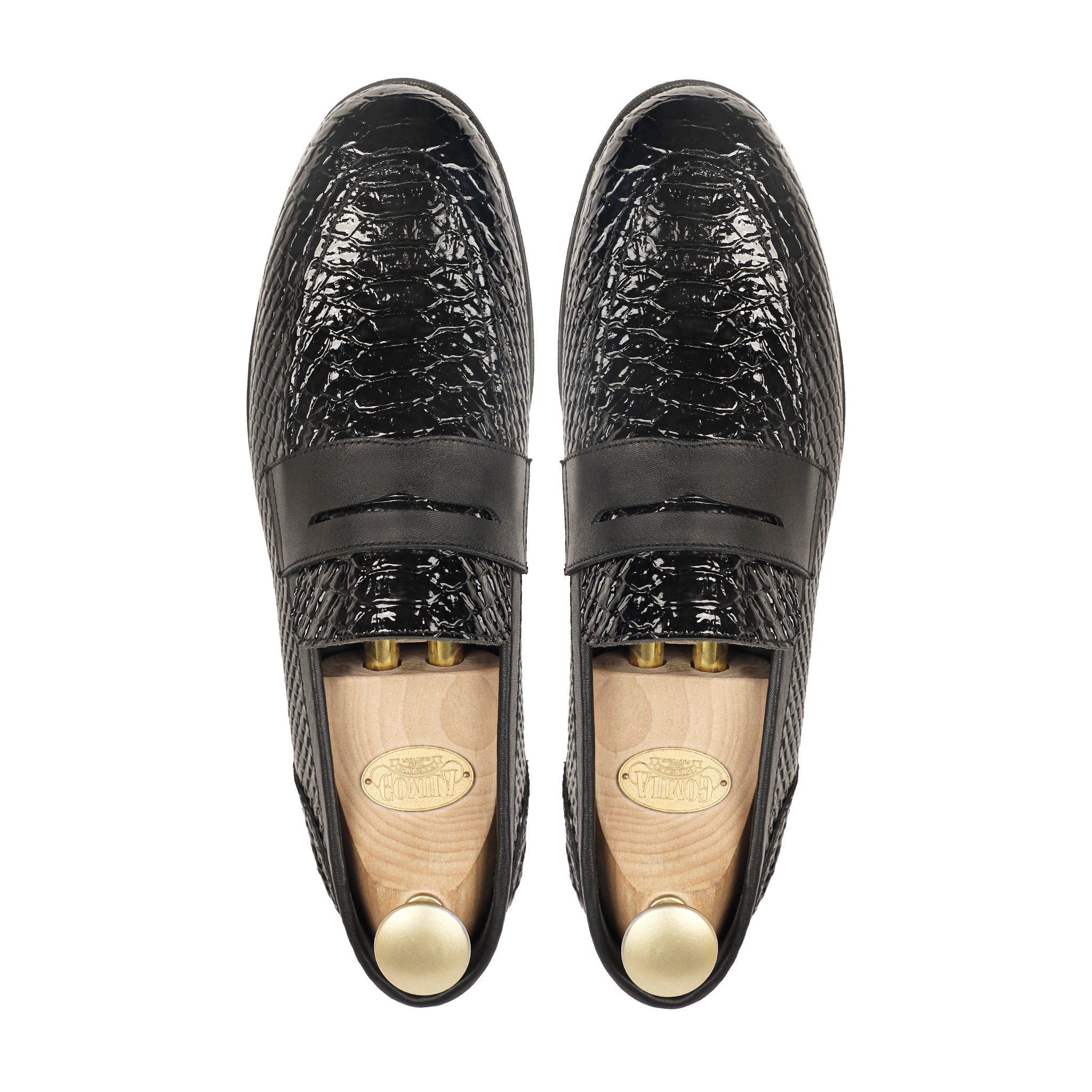 Drayven - Men's Black Patent Leather Loafer