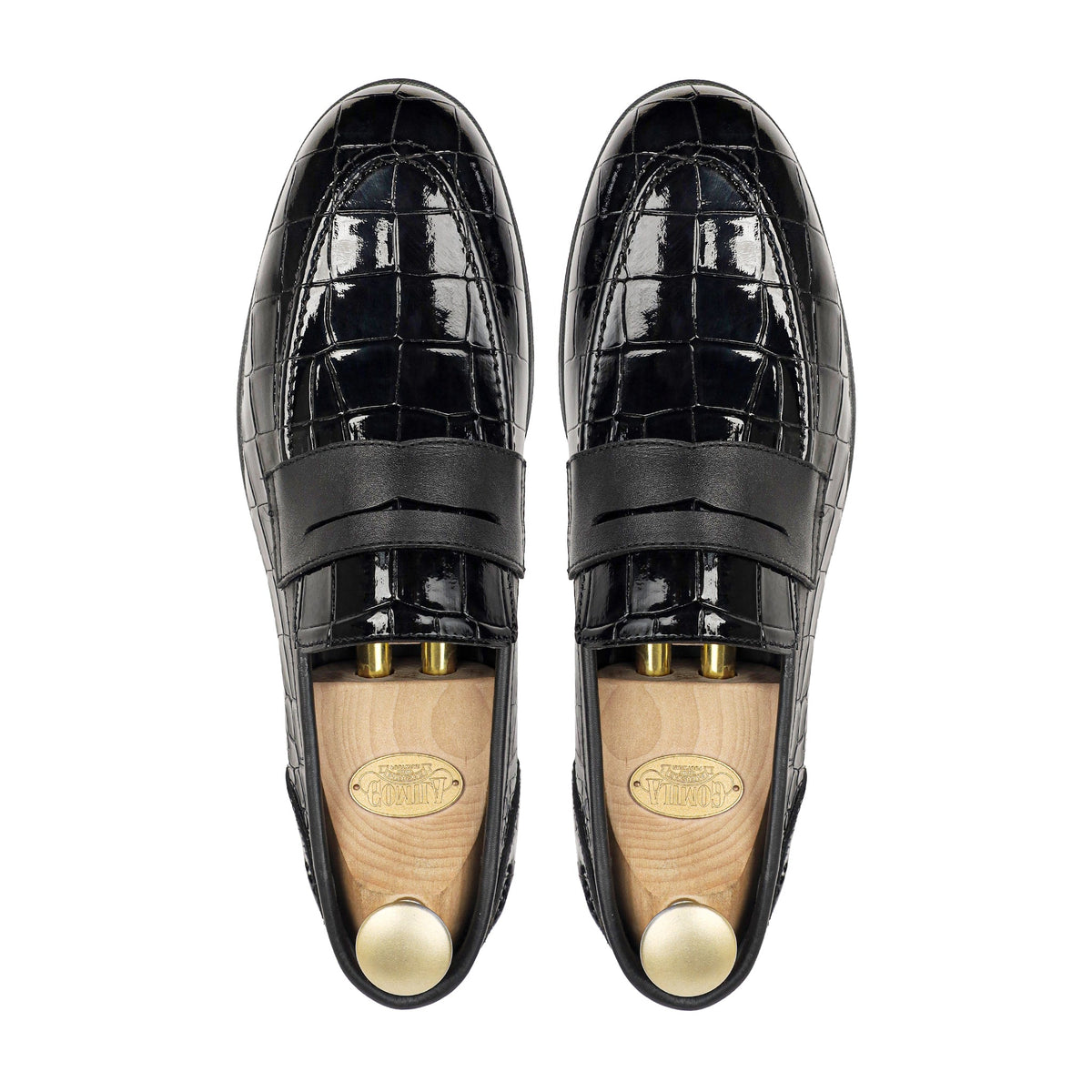 Rolvik - Men's Black Patent Leather Loafer