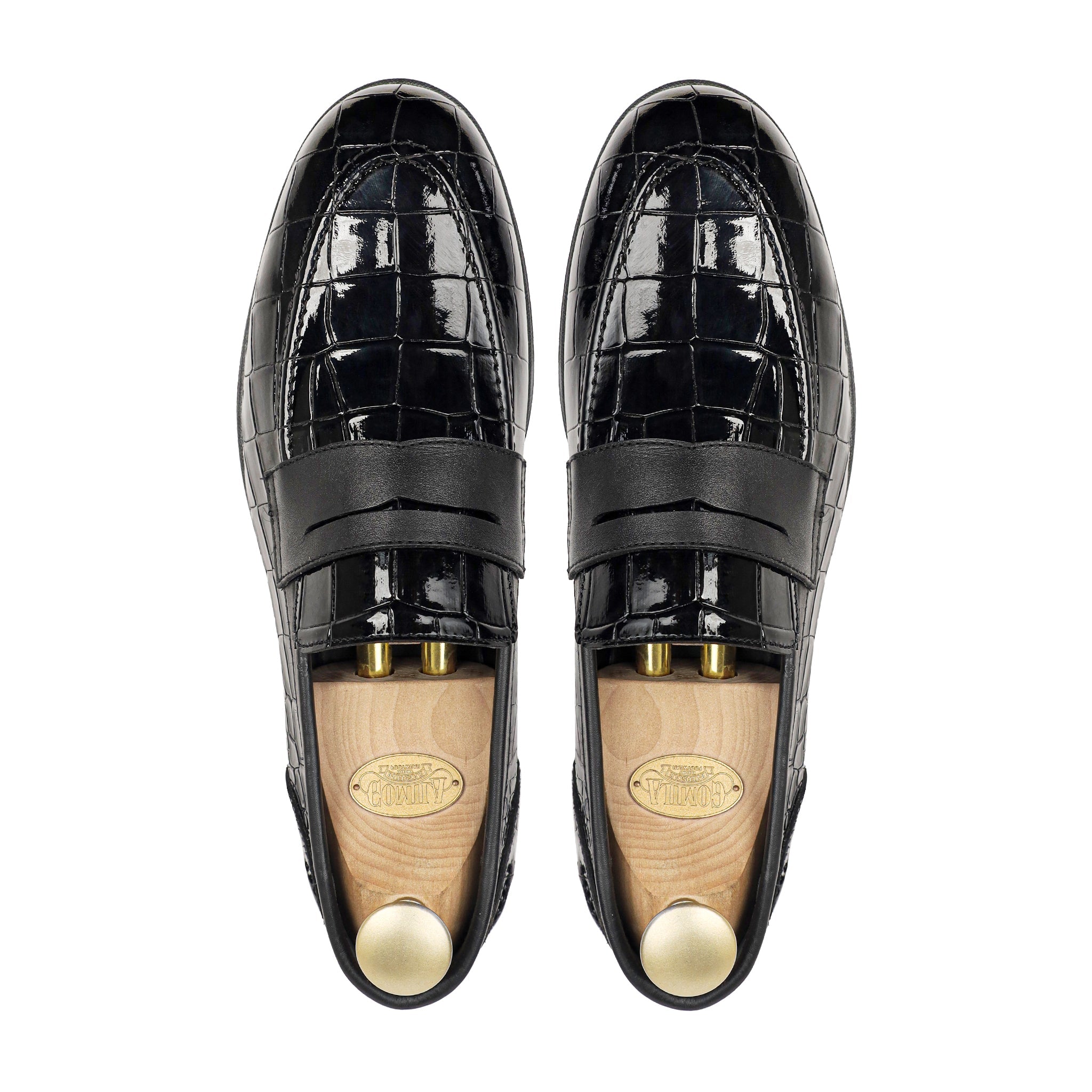 Rolvik - Men's Black Patent Leather Loafer