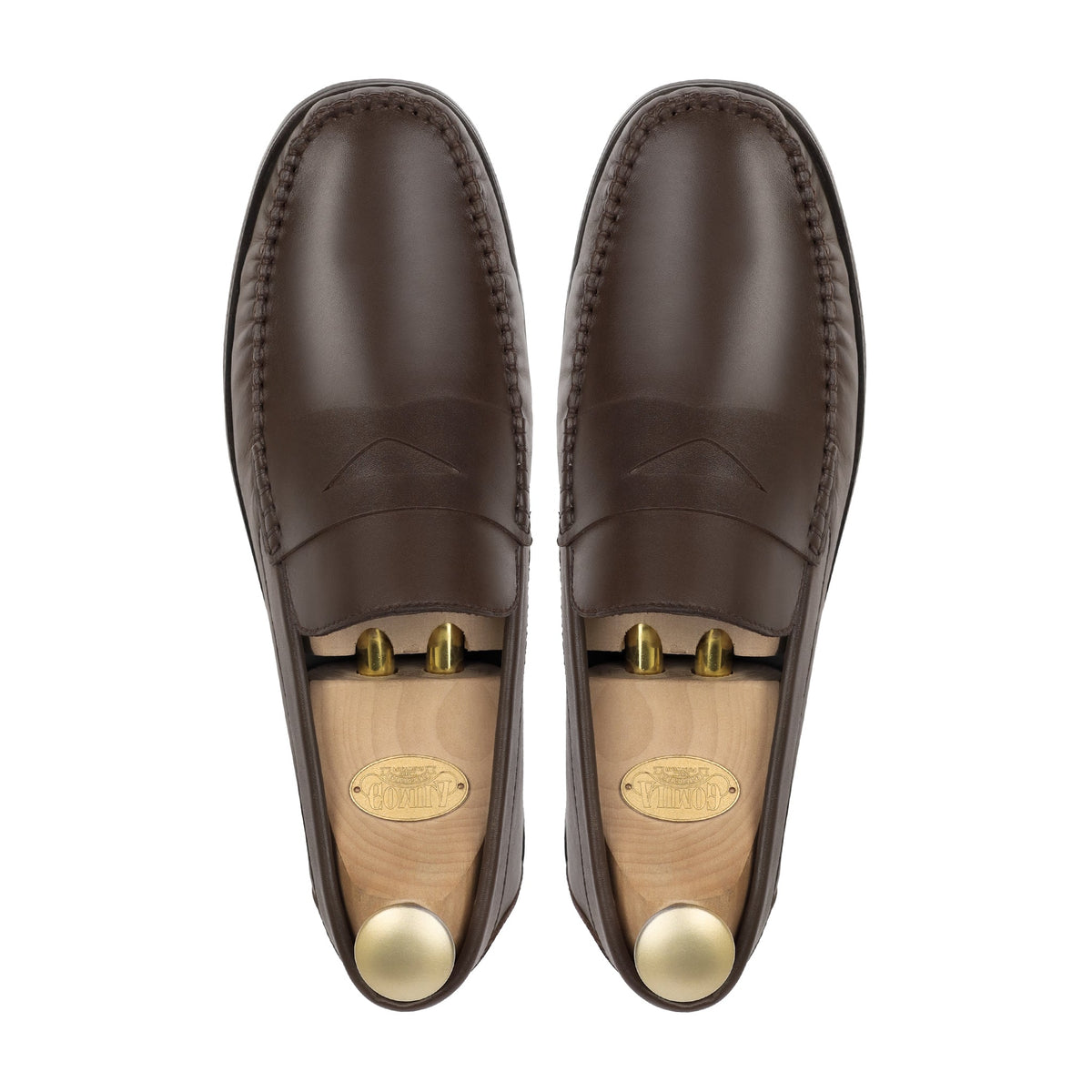 Velorio - Men's Dark Brown Calf Leather Loafer