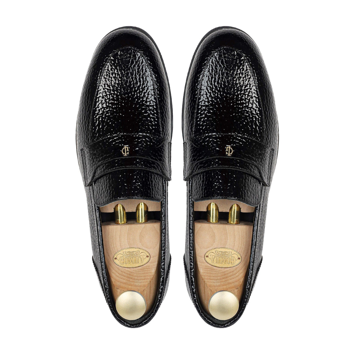 Mavix - Men's Black Patent Leather Loafer