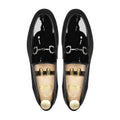 Fenzy- Men's Black Patent and Suede Leather Loafer