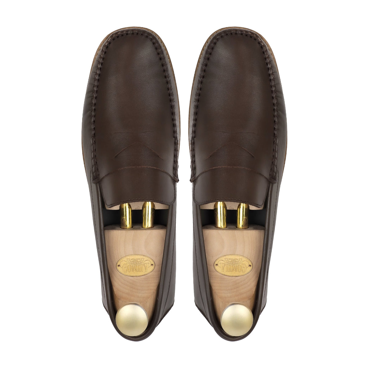 Veloria - Men's Dark Brown Calf Leather Loafer