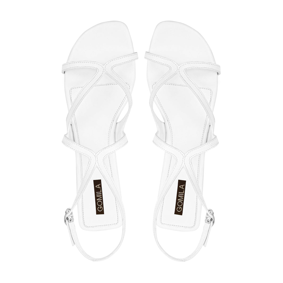 Era  - Women's White Strapped Sandal