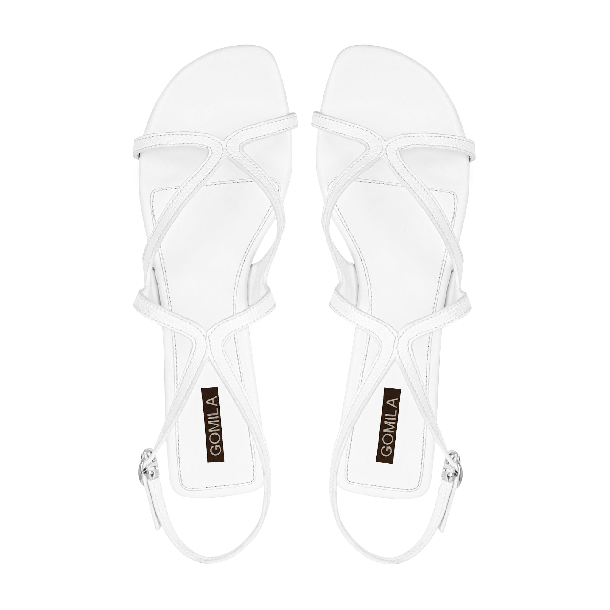Era  - Women's White Strapped Sandal
