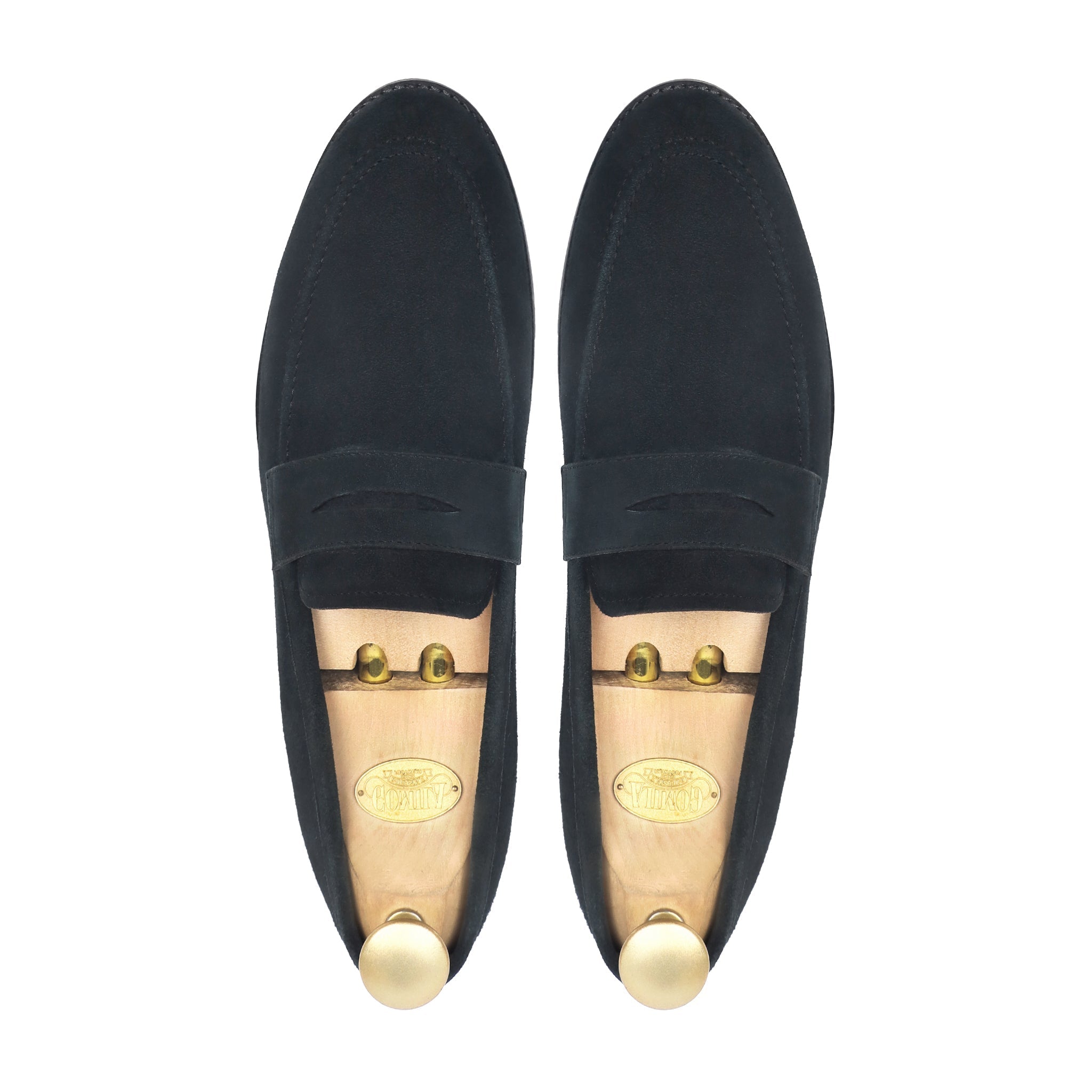 Flux - Men's Dark Blue Split Suede Loafer