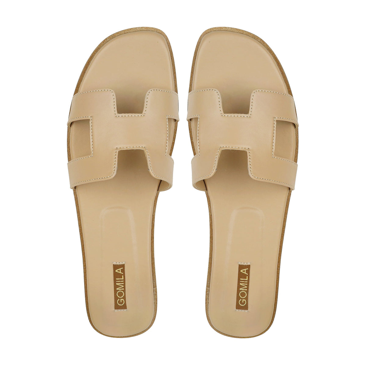 Livia - Women's Beige Slipper